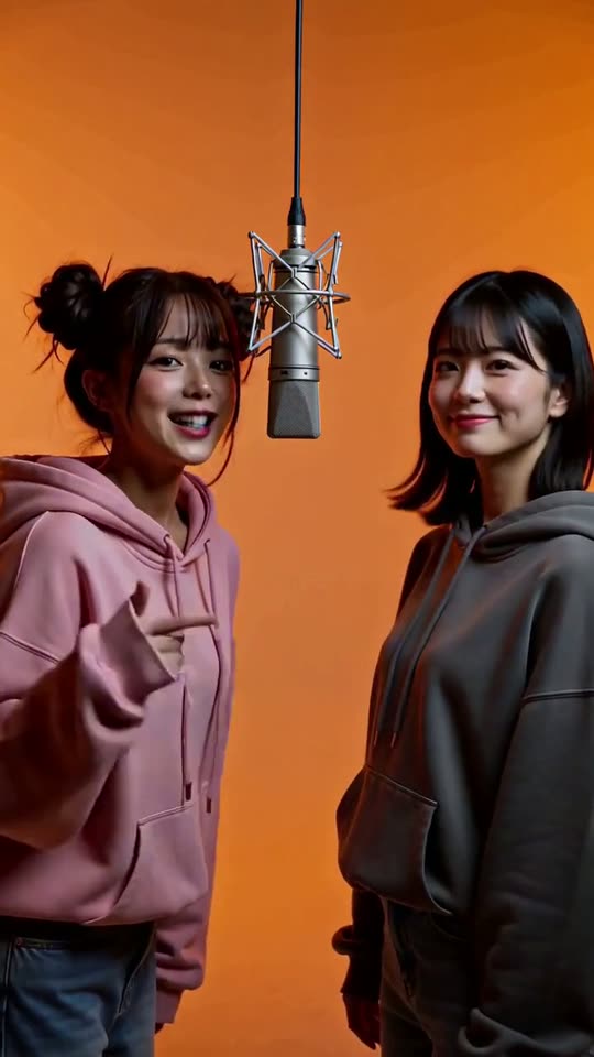 Duo 1: a hoodie and a bob cut