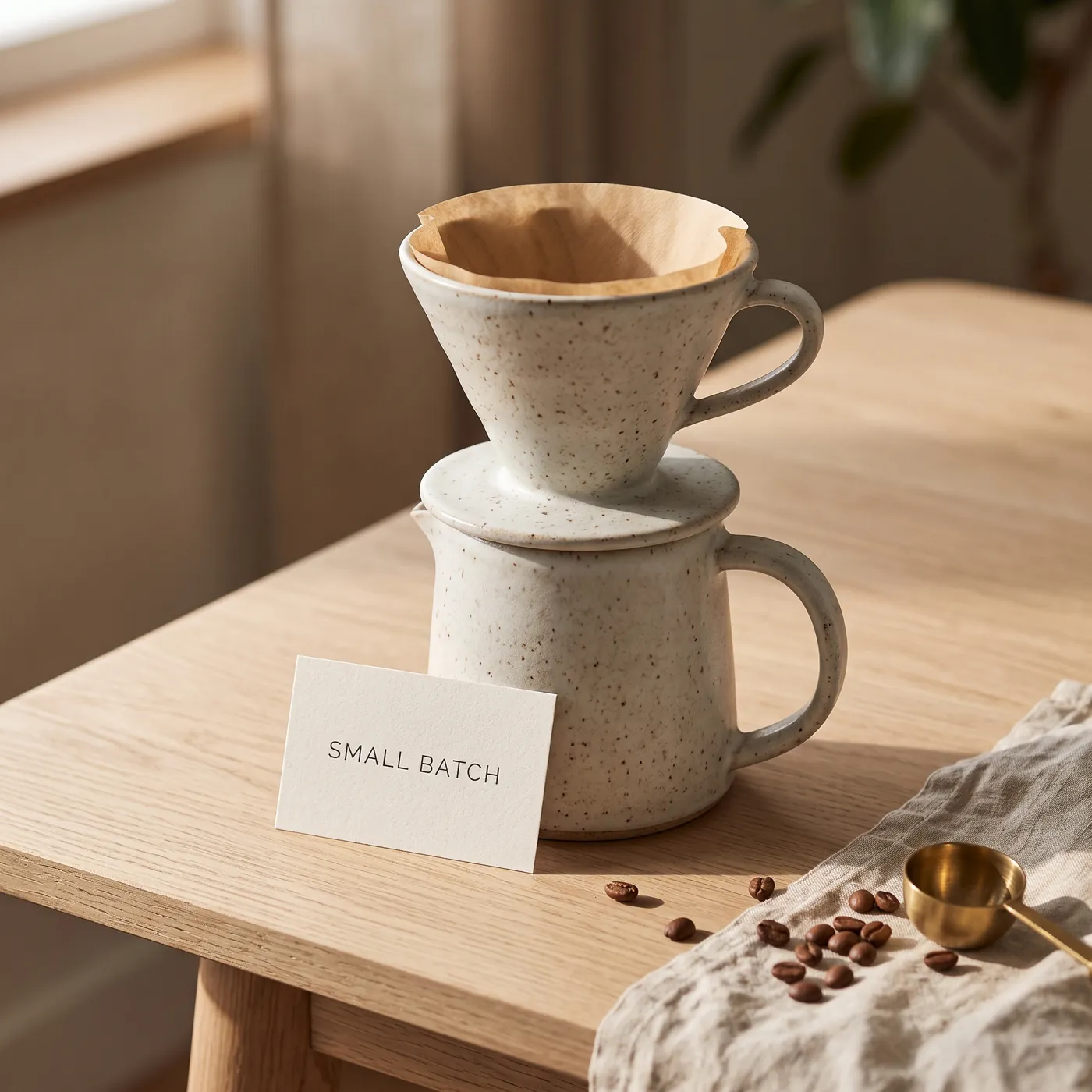A product shot with a printed card, made with Nano Banana 2.1