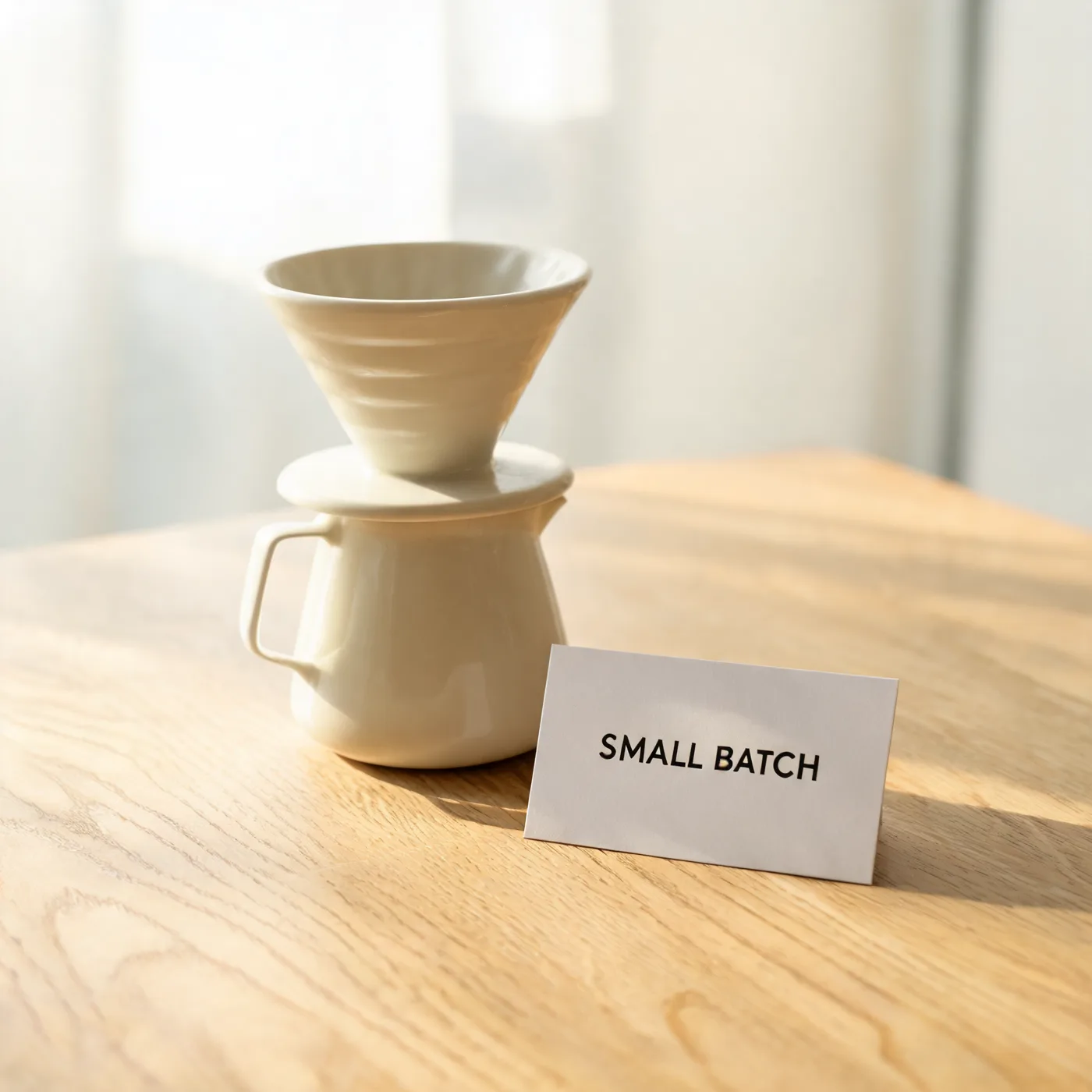 A 2K product shot with a printed card, made with Seedream 5